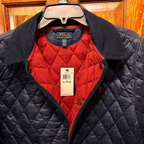 Boys XL (sz 18-20) Quilted Barn Jacket- NWT - Picture 3 of 5